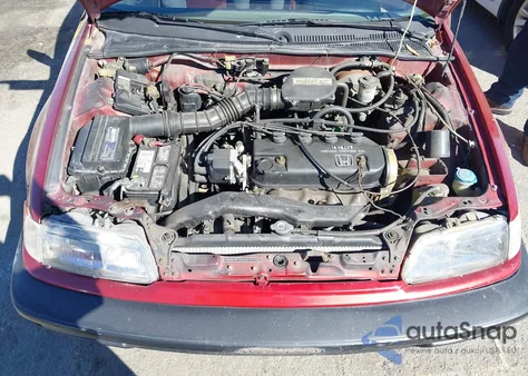 1990 Honda Civic Dx из США, поврежденный, VIN 2HGED6358LH551668